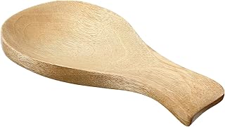 Wooden Spoon Rest for Stove Top Wood Spoon Rest for Counter Large Spoons Rests for Kitchen Cooking Utensil Holder for Tong, Spatula Ladles