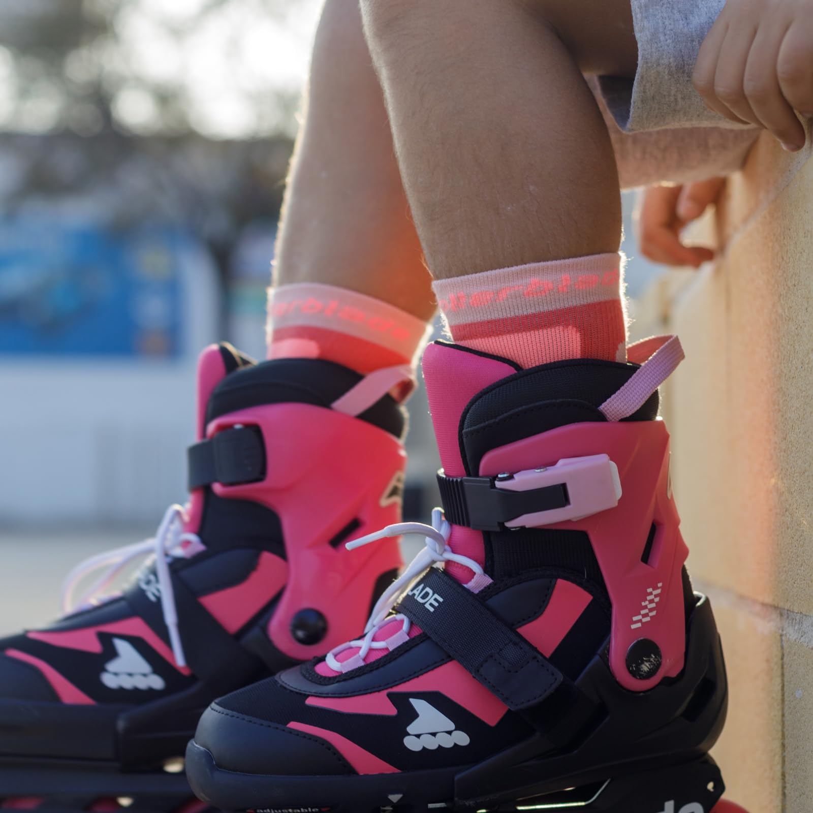 Rollerblade Kids Socks Calcetines de patines en línea Niñas (Pack de 1)