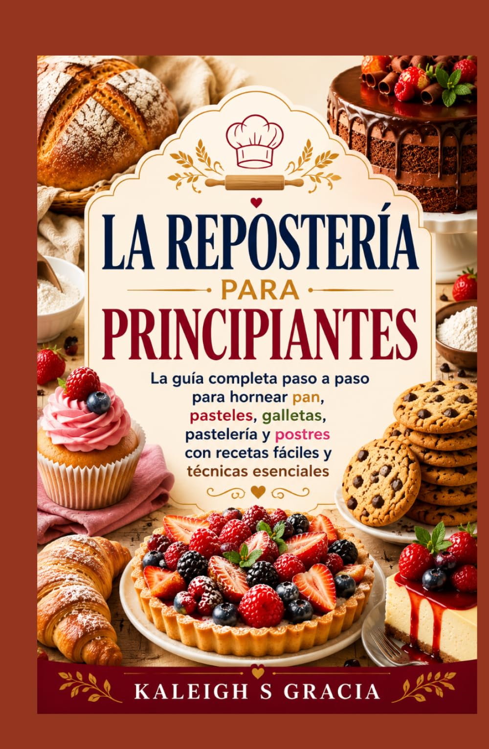 Repostería para principiantes: La guía completa paso a paso para hornear pan, pasteles, galletas, pasteles y postres con recetas fáciles y técnicas esenciales