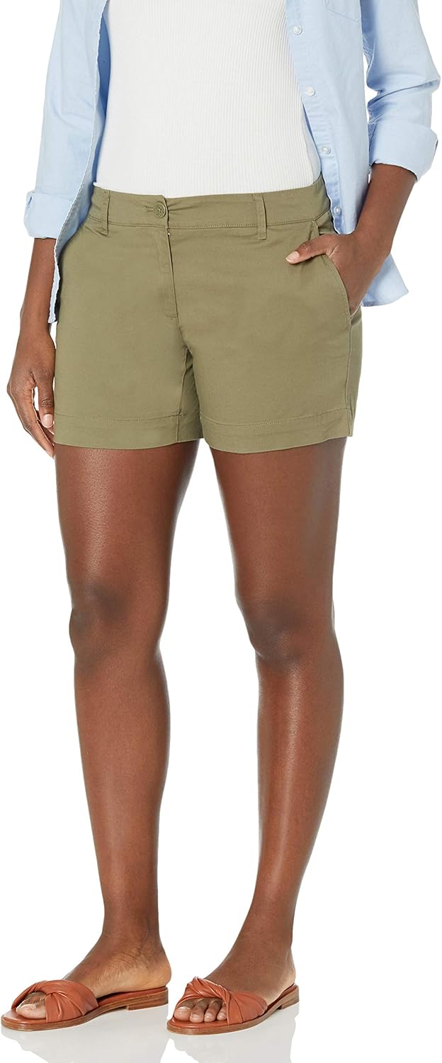 Nautica Women’s Comfort Tailored Stretch Cotton...