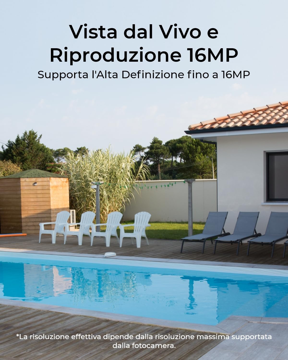 Reolink Security Home Hub, Telecamera di Sorveglianza, No Canone Mensile, Streaming Live e Riproduzione 16MP, Memoria Locale Espandibile, Wi-Fi 6 e Wi-Fi Dual-Band, Algoritmo Crittografia Esclusivo