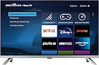 Smart TV 32” Britânia Roku LED Dolby Audio BTV32G7PR2CSGBLH