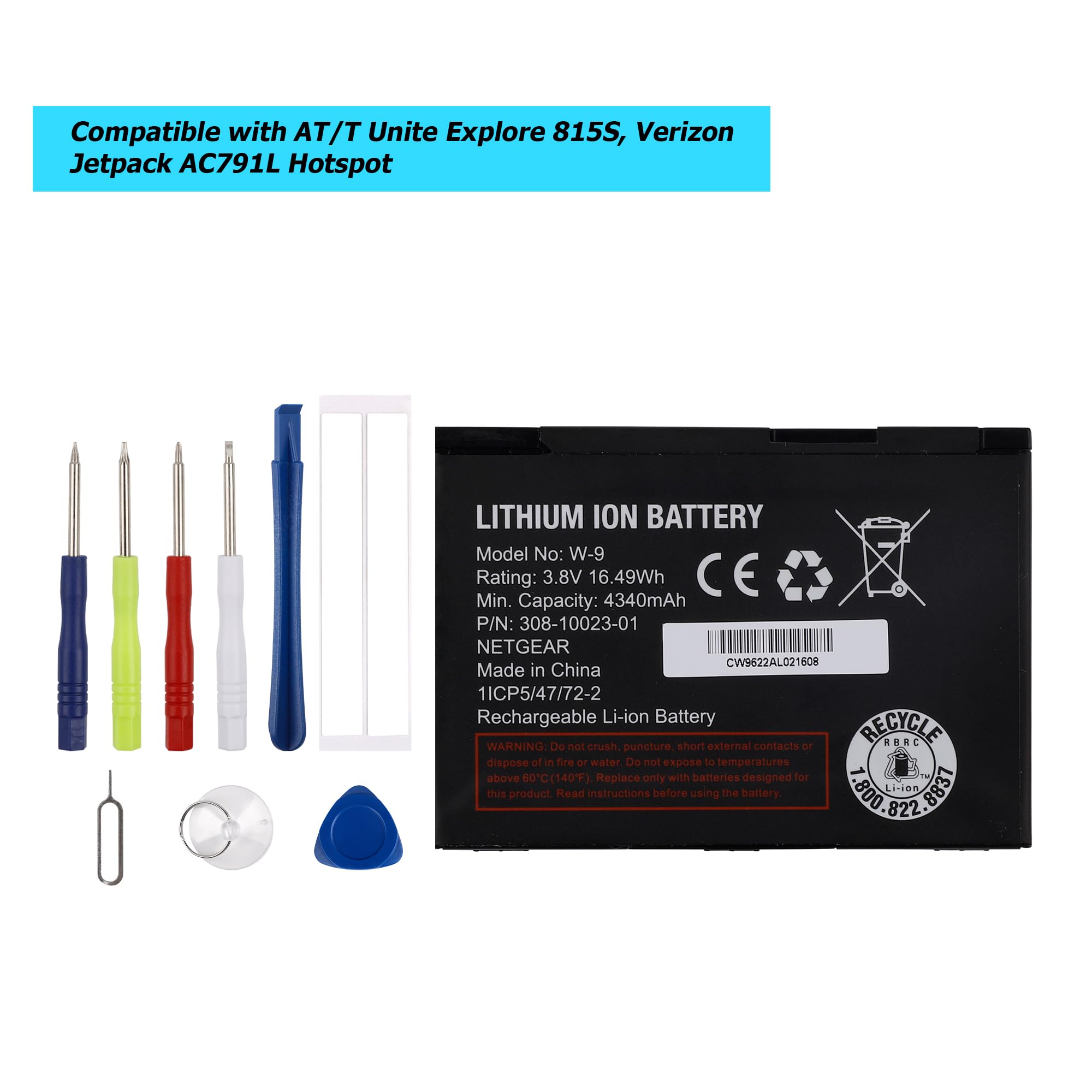 Amazon.com: Vvsialeek Battery Replacement for Netgear Verizon