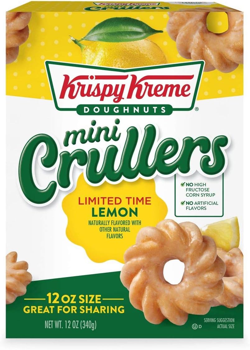 Krispy Kreme Mini Crullers (Lemon, 12oz)