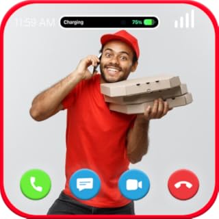 Pizza Delivery Calling - Fake Voice Phone & Video Voice Live Call Simulator - PRANK FOR KIDS - NO ADS
