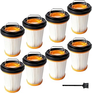 WV201 Filters Replacement Parts for Shark Wandvac ION W1 S87 Cordless Handheld Vacuum WV200, WV201, WV205, WV220 Handheld Vacuum, 8 Pack, Compare to Parts # XHFWV200