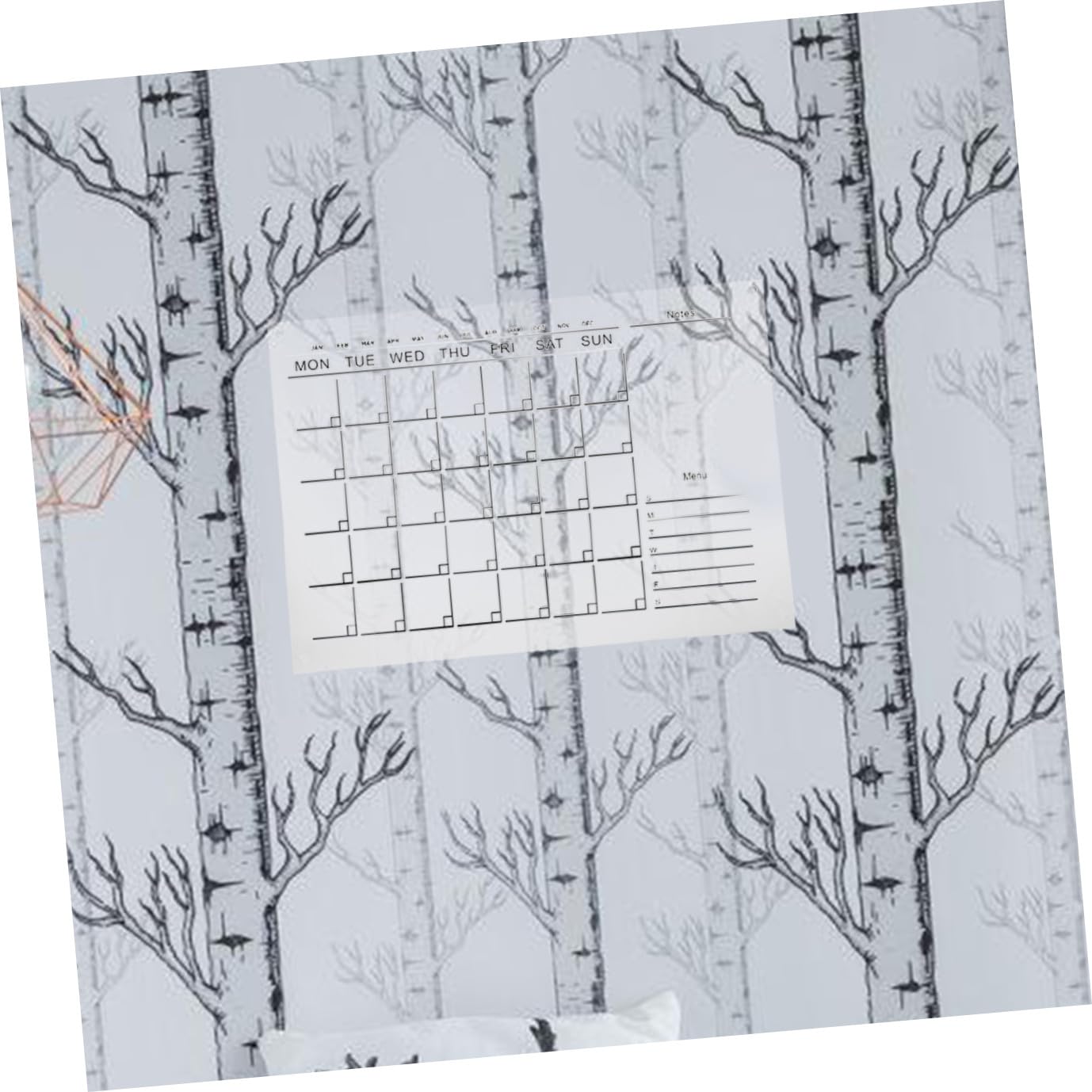 MAGICLULU Acryl Wandkalender 42x29,7cm Transparent Hängender Wochenplaner Umweltfreundliche Kalendertafel für Büro und Zuhause Zufällige Farbe