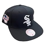 Chicago White Sox League Patch Snapback Adjustable Hat Cap - Black