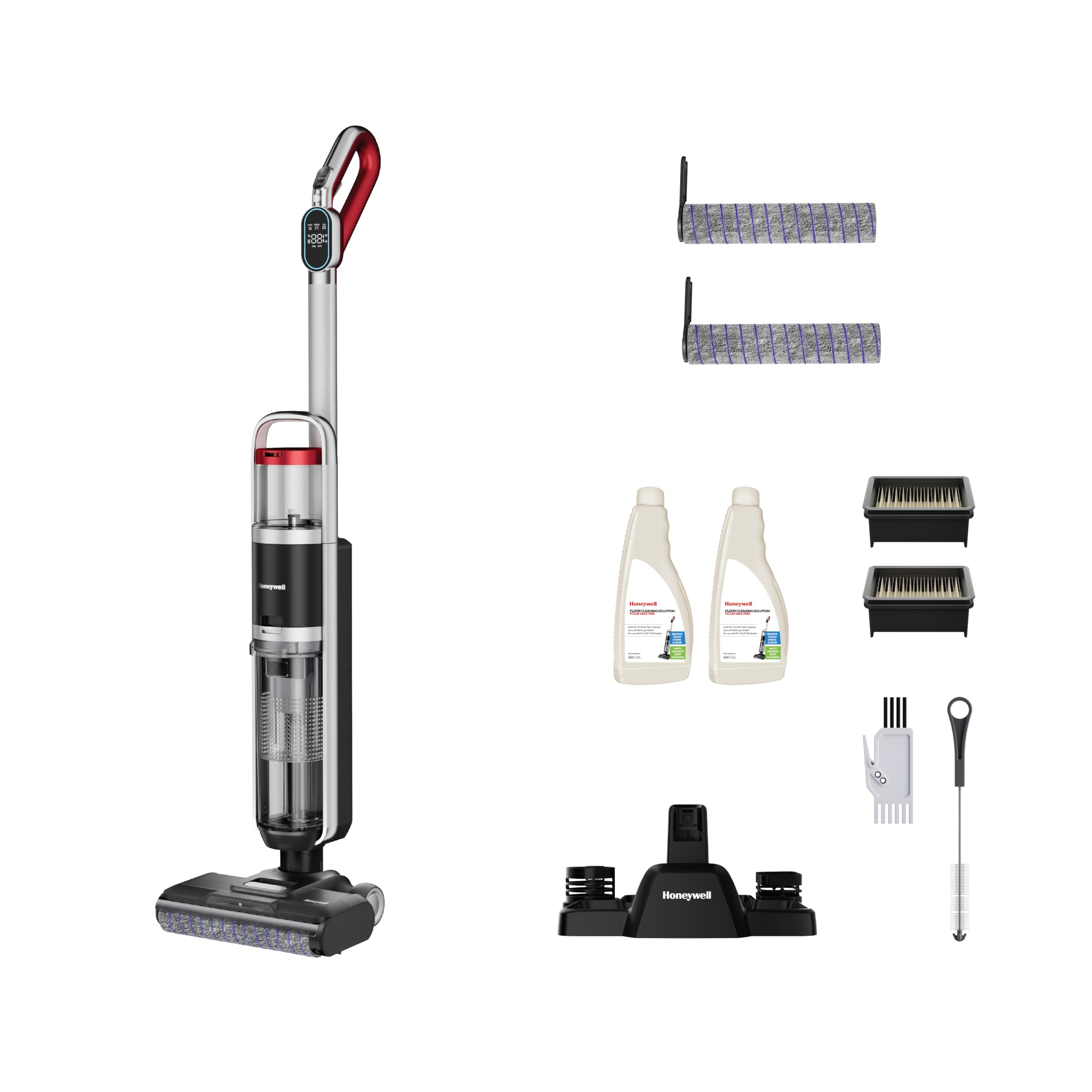 Honeywell FC20 Ultamax Pro Cordless Floor Cleaner with Vacuum and Mop for Hard Surfaces 3-in-1 Precision Spray Power
