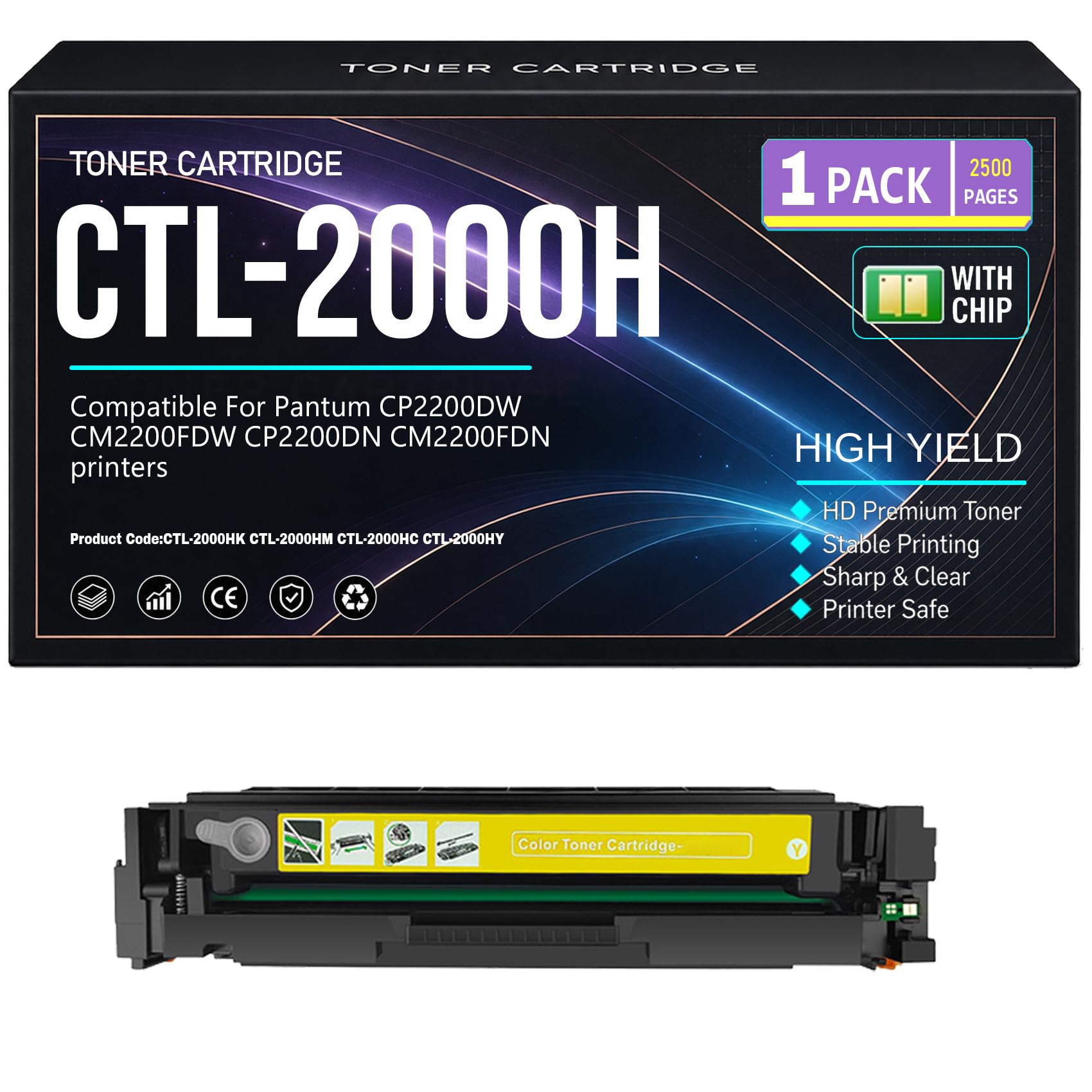 Cartucce toner per CP2200DW CP2200DN Compatibili CTL-2000HK CTL-2000HM