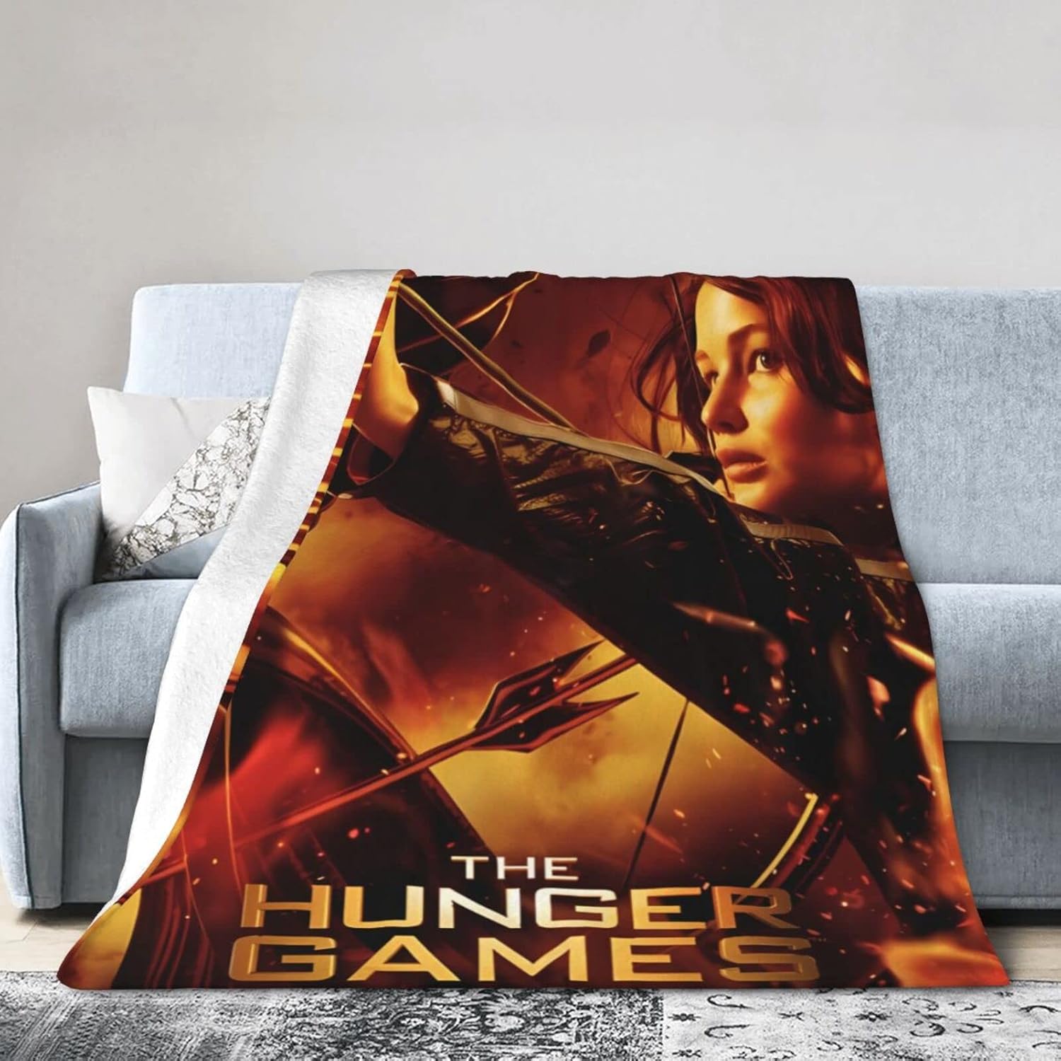 The Movie Hunger and Games Flannel Blanket Fluffy Throw