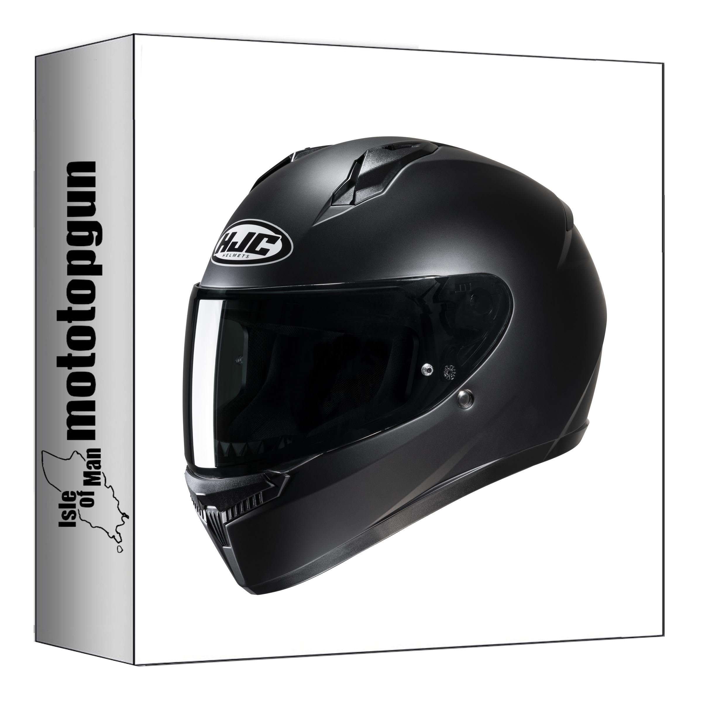 integralhelm für Motorrad hjc c10 schwarz seidenmatt grösse s mototopgun 10057007