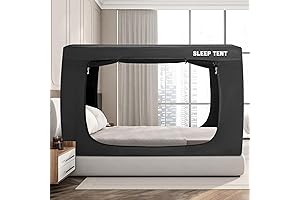 BORNA Twin Size Bed Tents - Indoor Comfortable Bed Canopy for Kids...