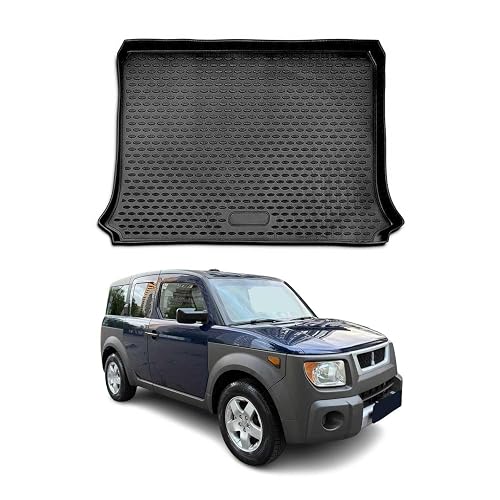 OMAC Cargo Mats Liner for Honda Element 2003-2011 Waterproof TPE Black — Amazon listing product image