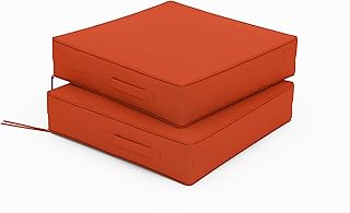 Patio Chair Cushions 19 X 19 X 4 Inch Waterproof Outdoor Seat Cushions f...