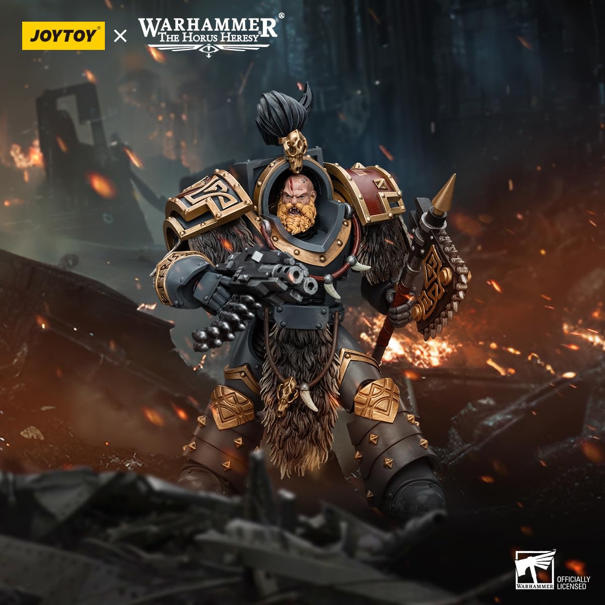 Amazon.co.jp: JOYTOY ウォーハンマー 40K スペースウルフ ヴァラガイ