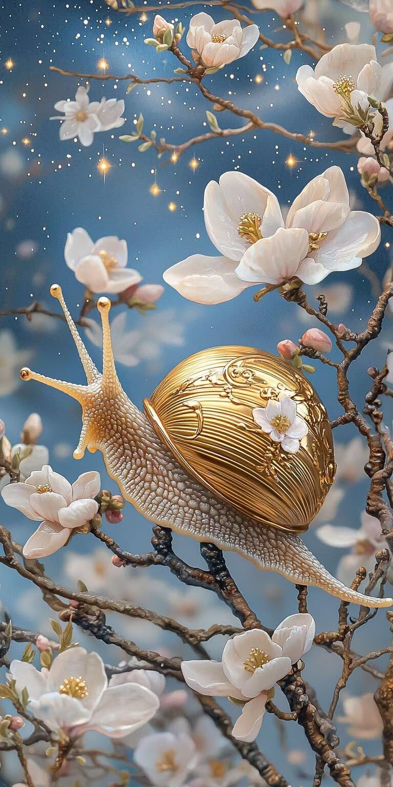 Pintar por Numeros Adultos Magnolia y caracol, Cuadros para Pintar por Numeros, Kit de Pintura al Oleo de Lienzo DIY para con Pinceles, Pigmento Acrílico, Decor para el Hogar 90x180cm Sin Marco z-859