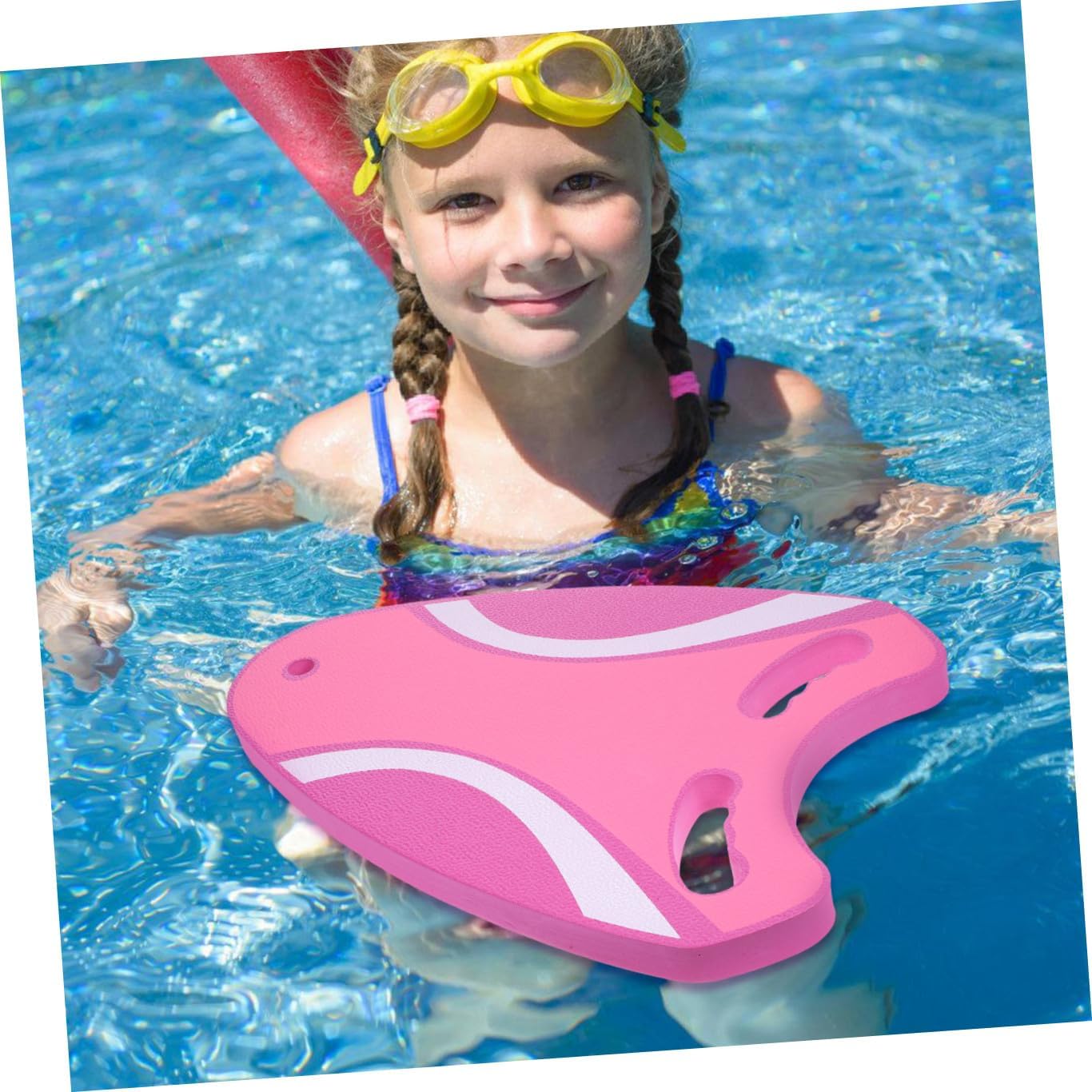 UPKOCH Swimming Kickboard and Adults, Sturdy Training, Practical Pool Swim Plate for Beginners and Aquatic Exercise Random Color