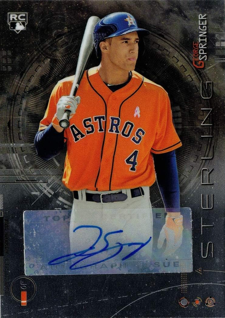 2014 Bowman Sterling Baseball #BSRA-GS George Springer Certified Autograph Rookie Card