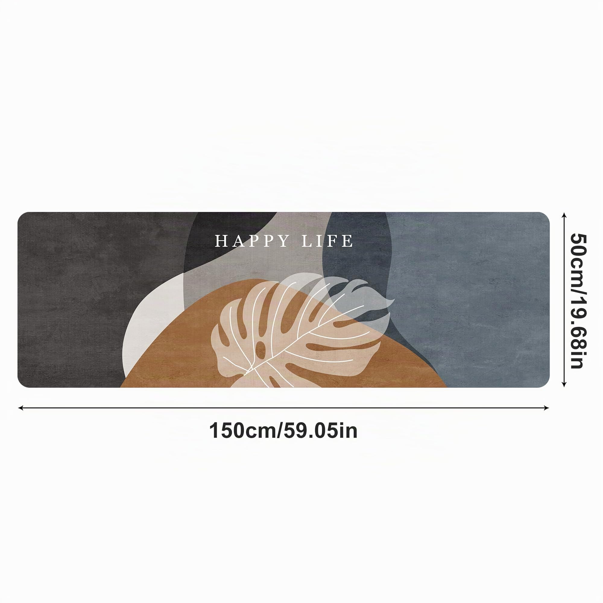 Alfombras de baño Antideslizantes,Súper Absorbente Alfombras Ducha,Alfombrilla de Microfibra Antideslizante,Alfombrilla de Baño Absorbente Antideslizante Lavable (50X150CM, CF32)
