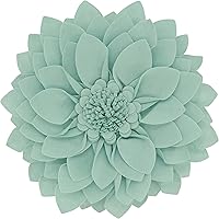 Vista 1 de SARO LIFESTYLE Almohada de fieltro en forma de flor