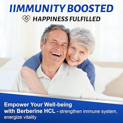 Miniatura 5 de Suplemento de berberina, berberina de alta resistencia de 1500 mg, 180 cápsulas - Plus bergamota cítrica, suplementos de raíz de berberina HCI -