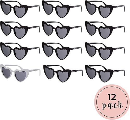 Miniatura 6 de Pop Fizz Designs Gafas de sol retro con corazón para despedida de soltera I dama de honor I gafas de sol para despedida de soltera