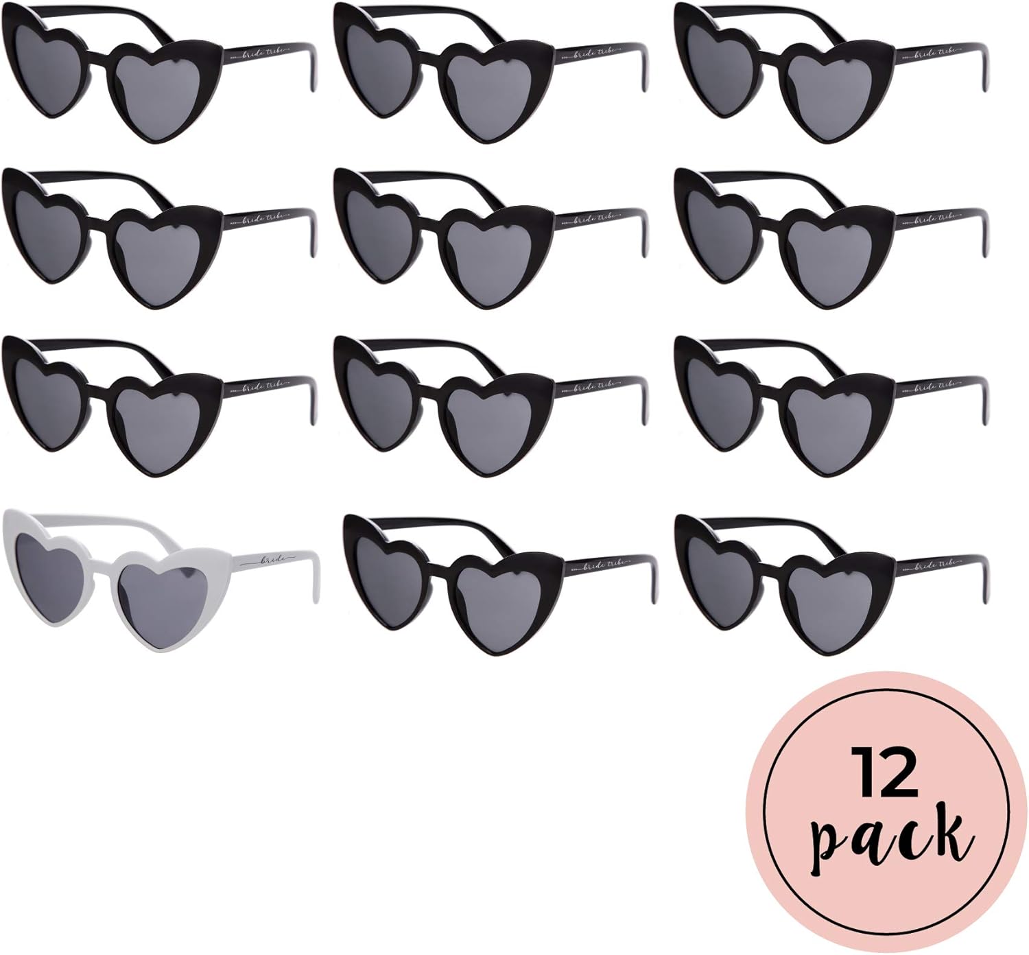 Miniatura 6 de Pop Fizz Designs Gafas de sol retro con corazón para despedida de soltera I dama de honor I gafas de sol para despedida de soltera