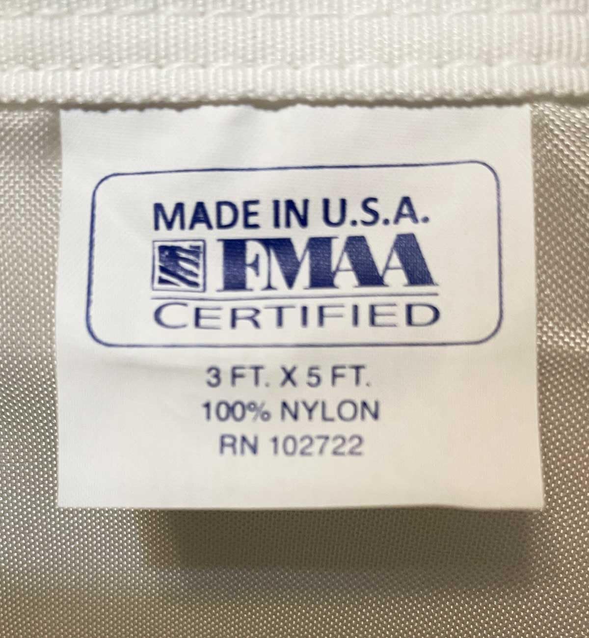 USA Flag Co. US Coast Guard Flag 3x5 Outdoor USCG Flag 100% American Made, FMAA Certified - Made in USA