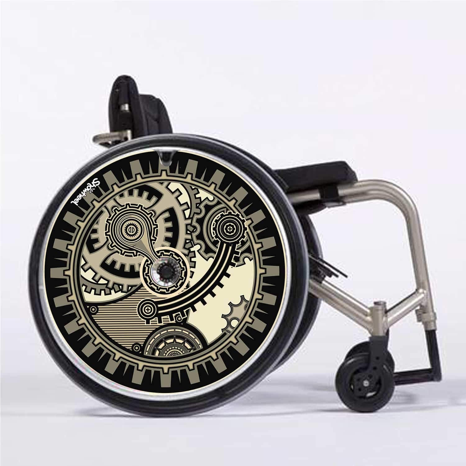 Cubre Radios Silla de Ruedas (Par) para Aro Impulsor 51,51 a 52,50 cm de Diámetro Exterior con Fijaciones Planas - Engrenages