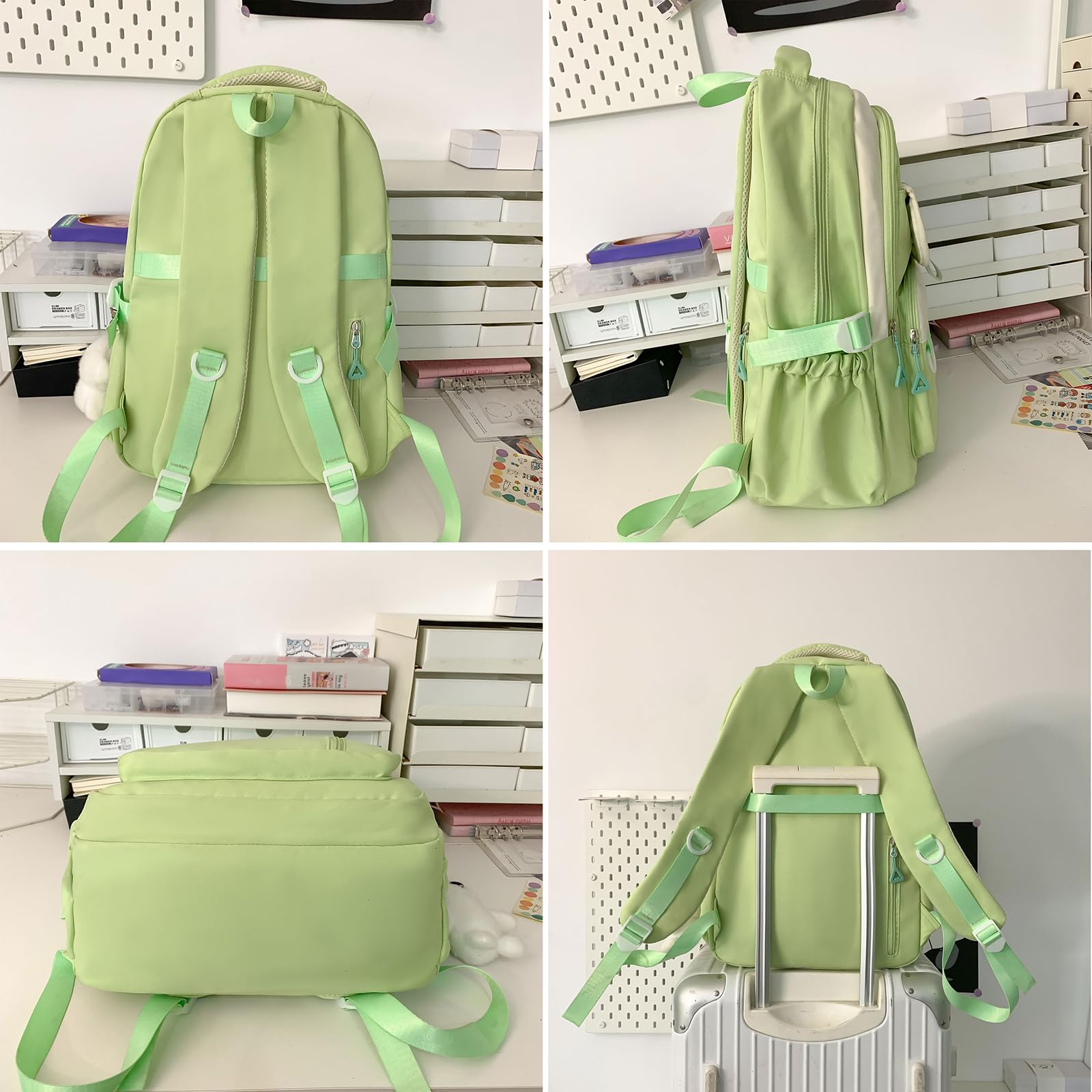 Trendiger Schulranzen Freizeitrucksack mit verstellbarem Riemen, einzigartiger Teenager Rucksack mit großer Kapazität für Schüler, lässiger Reiserucksack