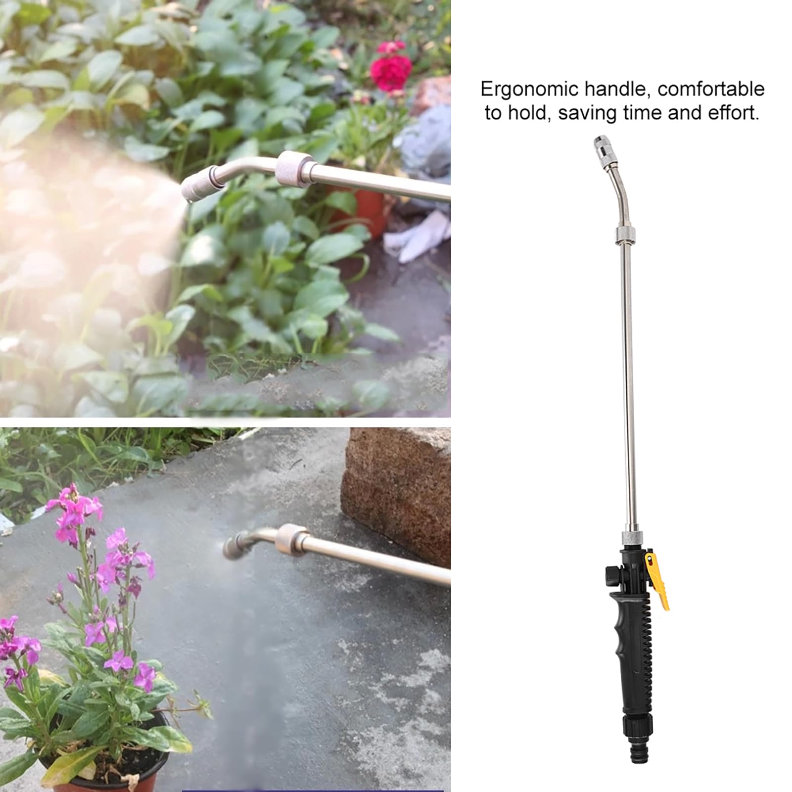 Sprayer Wand - High Pressure Power Washer wand, 2-in-1 High Pressure Power Washer, Adjustable Universal Sprayer Wand with 3/8