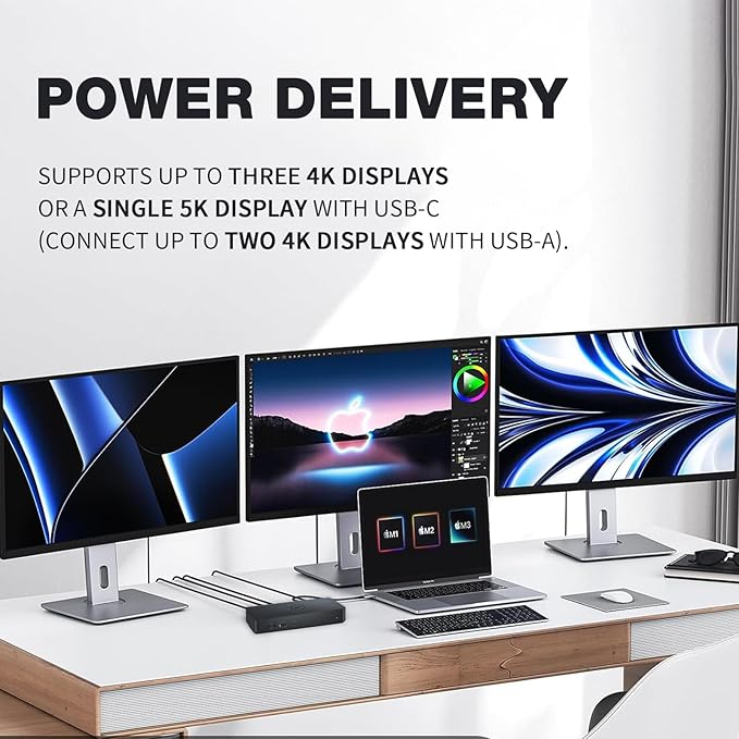 Dell Performance Universal Dock D6000, Docking Station con USB-C/USB-A miniatura 3