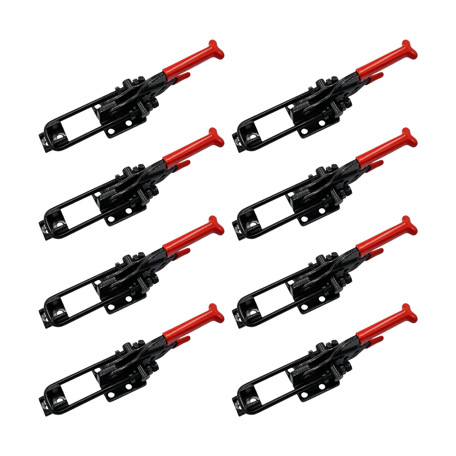 Apglsxy Selflocking Black Multipurpose Heavy Duty Toggle Clamps Erosion Resistant Toggle Latches Clamps Suitable For Storage Boxes & Furniture High Carbon Steel Latches