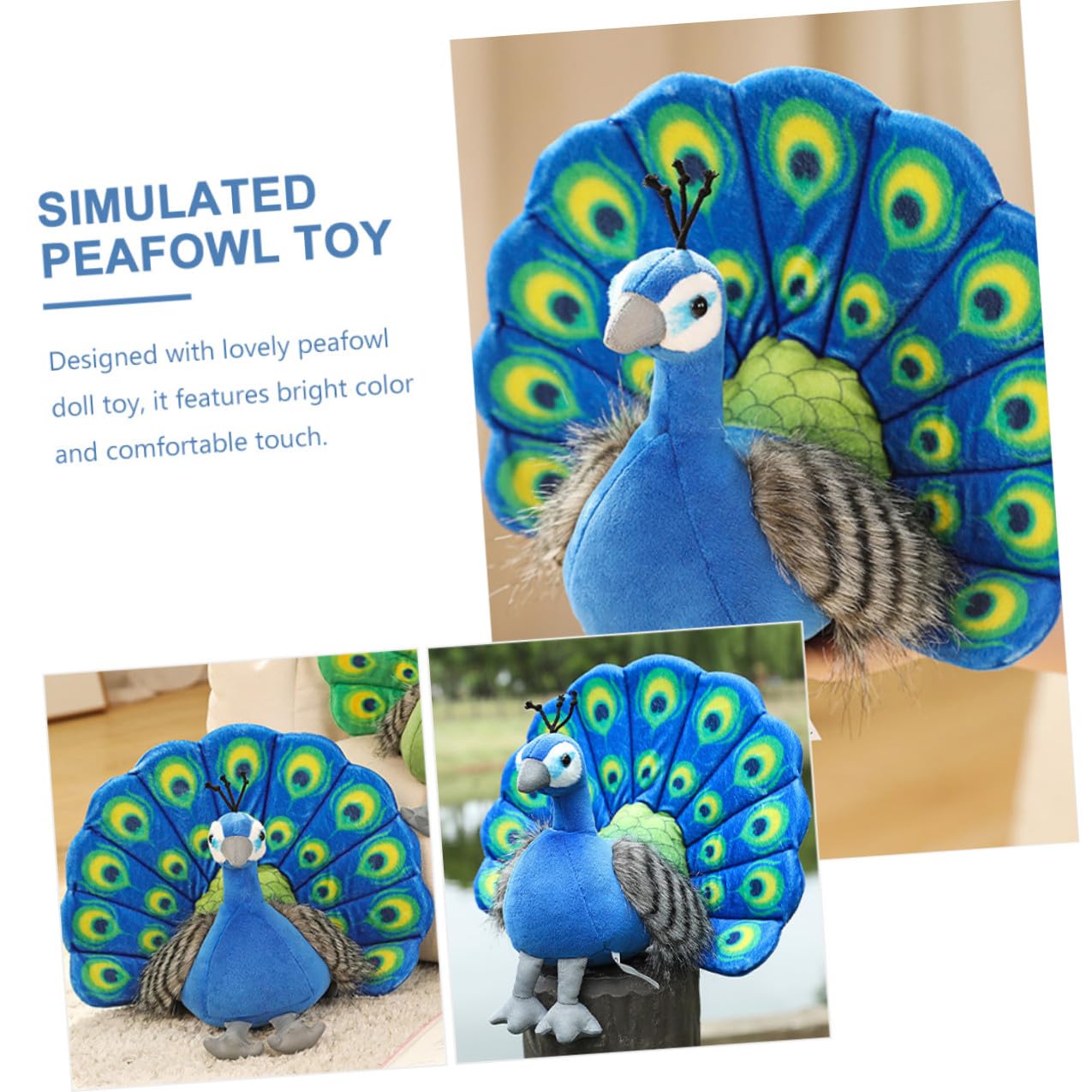 Amazon.co.jp: Cabilock 孔雀ぬいぐるみ display present ヘビの 
