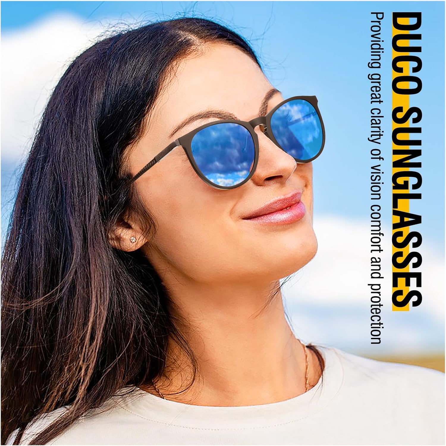 DUCO Mens Polarized Sunglasses for Men, Ultra Lightweight Carbon Fiber Sun Glasses UV Protection UV400 Shades DC3017 - Image 6