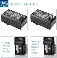 Vista 5 de BM Premium Kit de batería y cargador LP-E12 para cámaras Canon EOS-M, EOS M2, EOS M10, EOS M50, EOS M50 Mark II, EOS M100, EOS M200, SX70 HS, Rebel