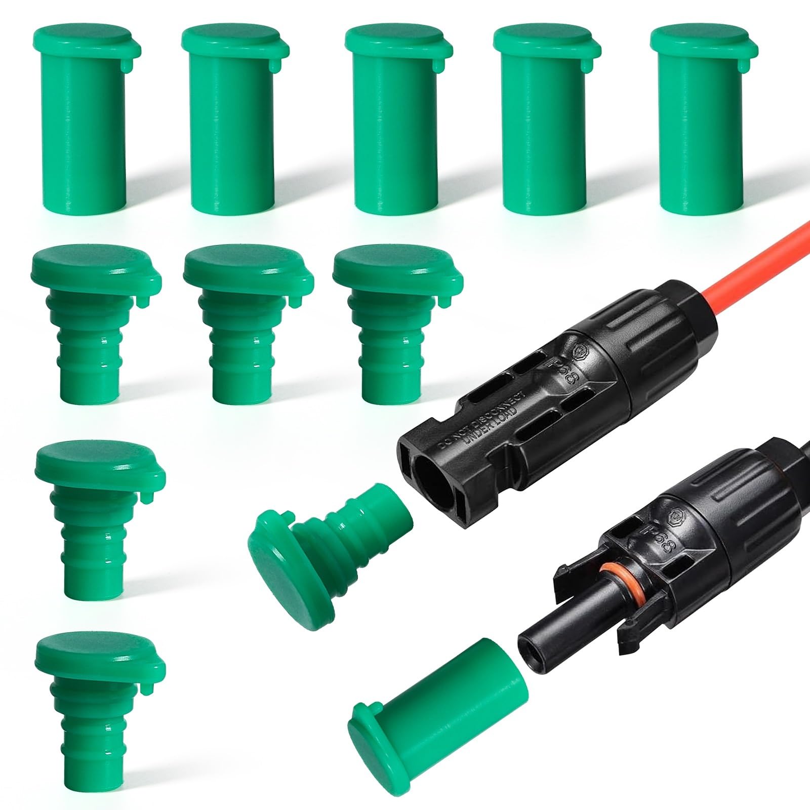 Cappucci Per Connettori Solari - 10 Paia Impermeabili IP67 - Per Pannelli E Inverter - Foto 9