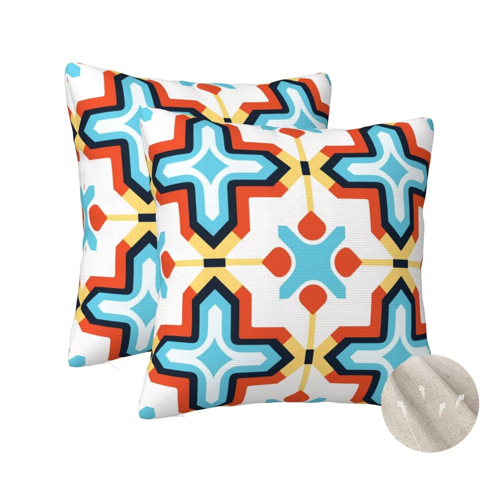 Housses de coussin 60x60 cm bohème : le cadeau déco parfait pour une crémaillère