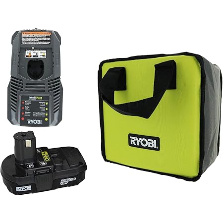 Ryobi 18v Oem Battery Charger Kit P102 P118 Tool Bag Amazon Com