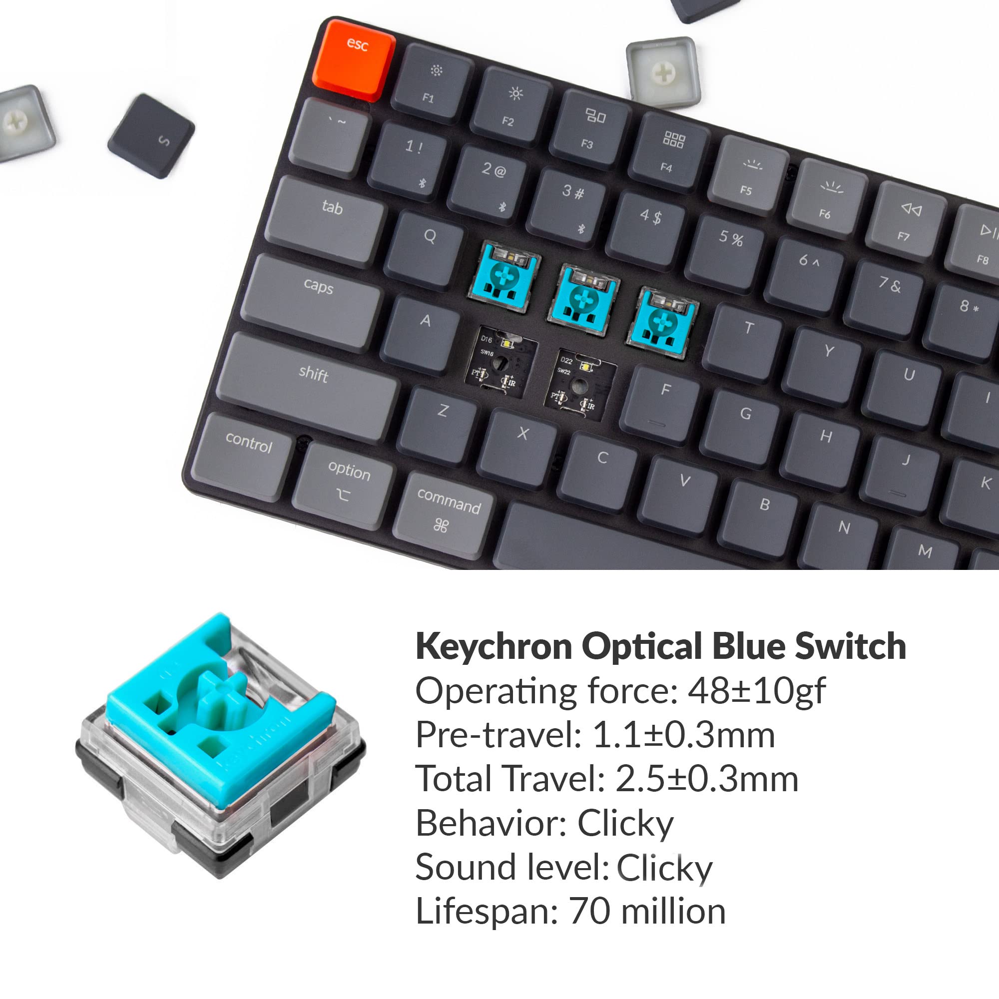 Buy Keychron K3 UltraSlim 75 Layout RGB Backlit Wireless Bluetooth