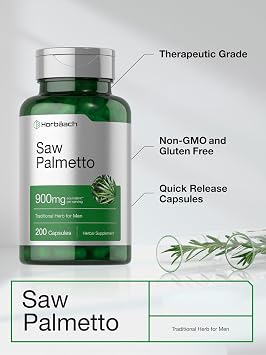 Horbaach Saw Palmetto Extract | 200 Capsules