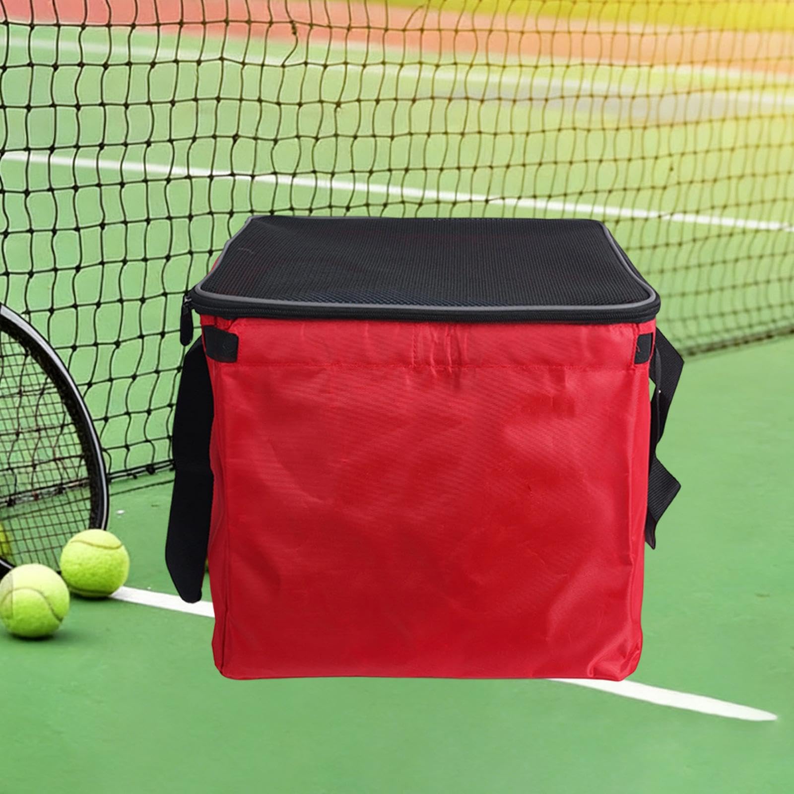 Perfeclan Bolsa para Carrito de Pelotas de Tenis, Compacta con Asa, Cesta de Almacenamiento de Nailon para 150 Pelotas