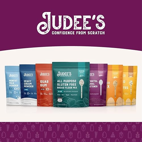 Miniatura 8 de Judee's Cream of Tartar de 6 onzas, totalmente natural, apta para dieta cetogénica, sin gluten y sin nueces, uso para hornear como estabilizador,
