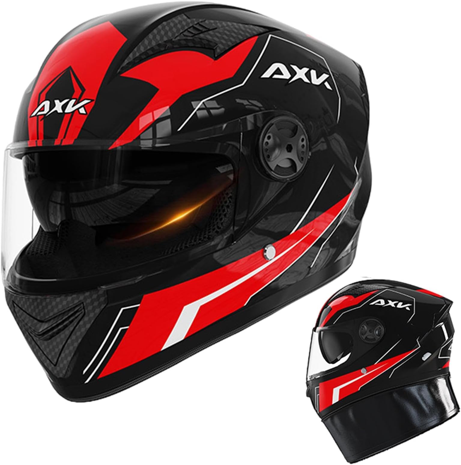 Motorbike Motorcycle Helmet,Full Face Motorcycle Helmet,Motorcycle Motocross Helmet,Double Visor Full Face Motorcycle Motorbike Helmet, MountainBike Headwear For Adults Men And Women