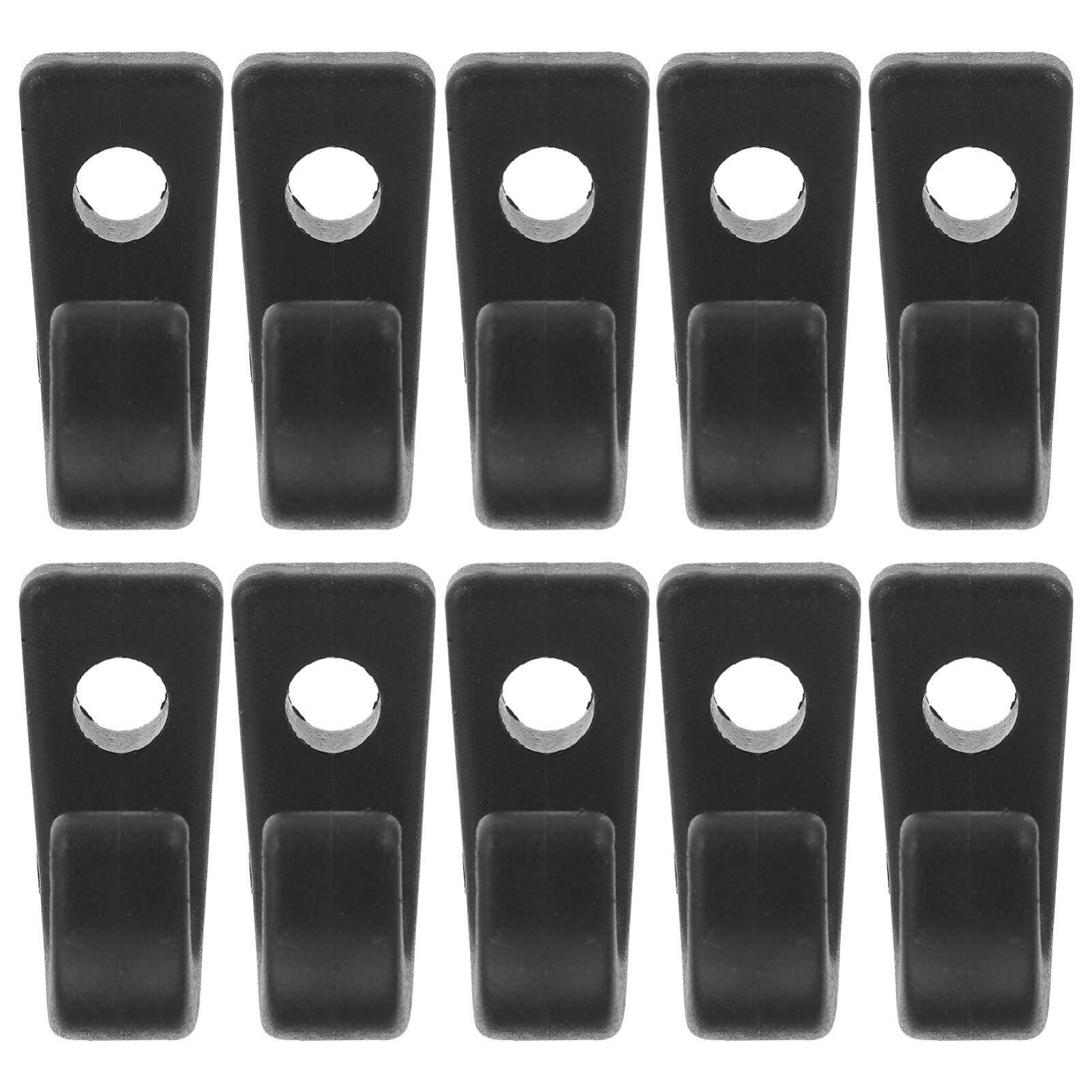 SUPVOX Sturdy Kayak Rudder Peak Buckle Kit 10pcs Outdoor Canoe Hooks for Lashing Gear