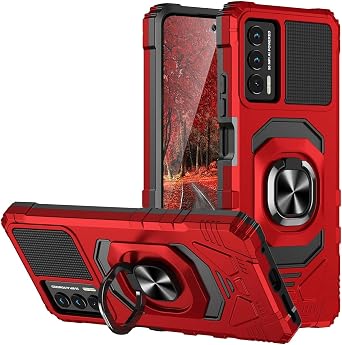 TJS for Cricket Outlast Phone Case, AT&T Jetmore Phone Case Red