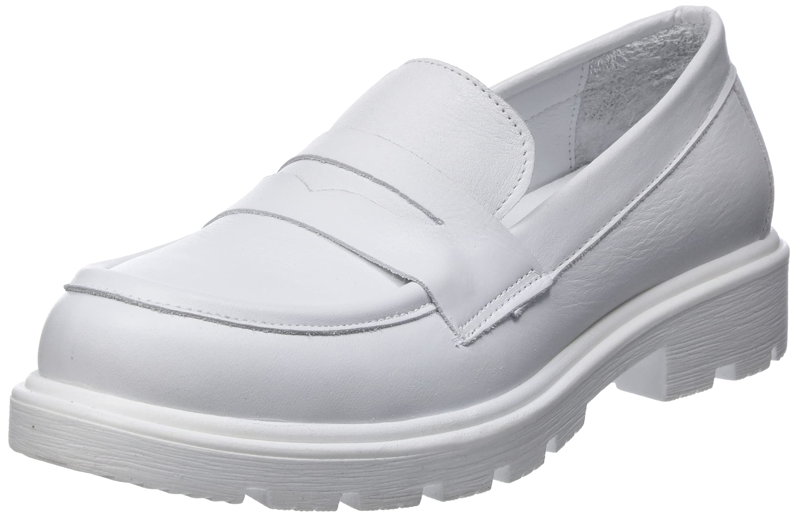 Andrea Conti Women's Moccasin, Weiß, 6 UK