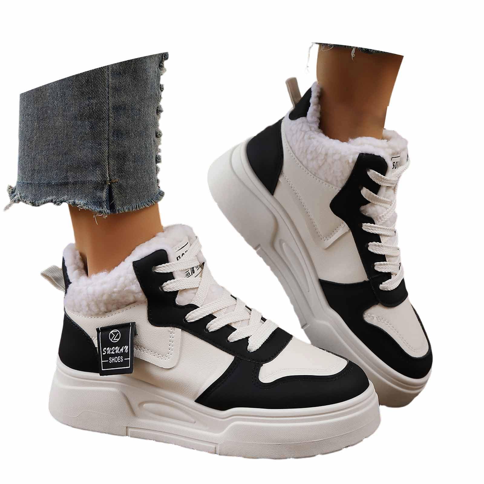 Apres Ski Femme Bottes De Neige Bottine Chaussure Hiver Chaussures Chaudes Après-Ski Glacia Barefoot Boots Fourrées Bottines Imperméable Grand Froid D'hiver Botte Raquette Pour Apres-Ski Après