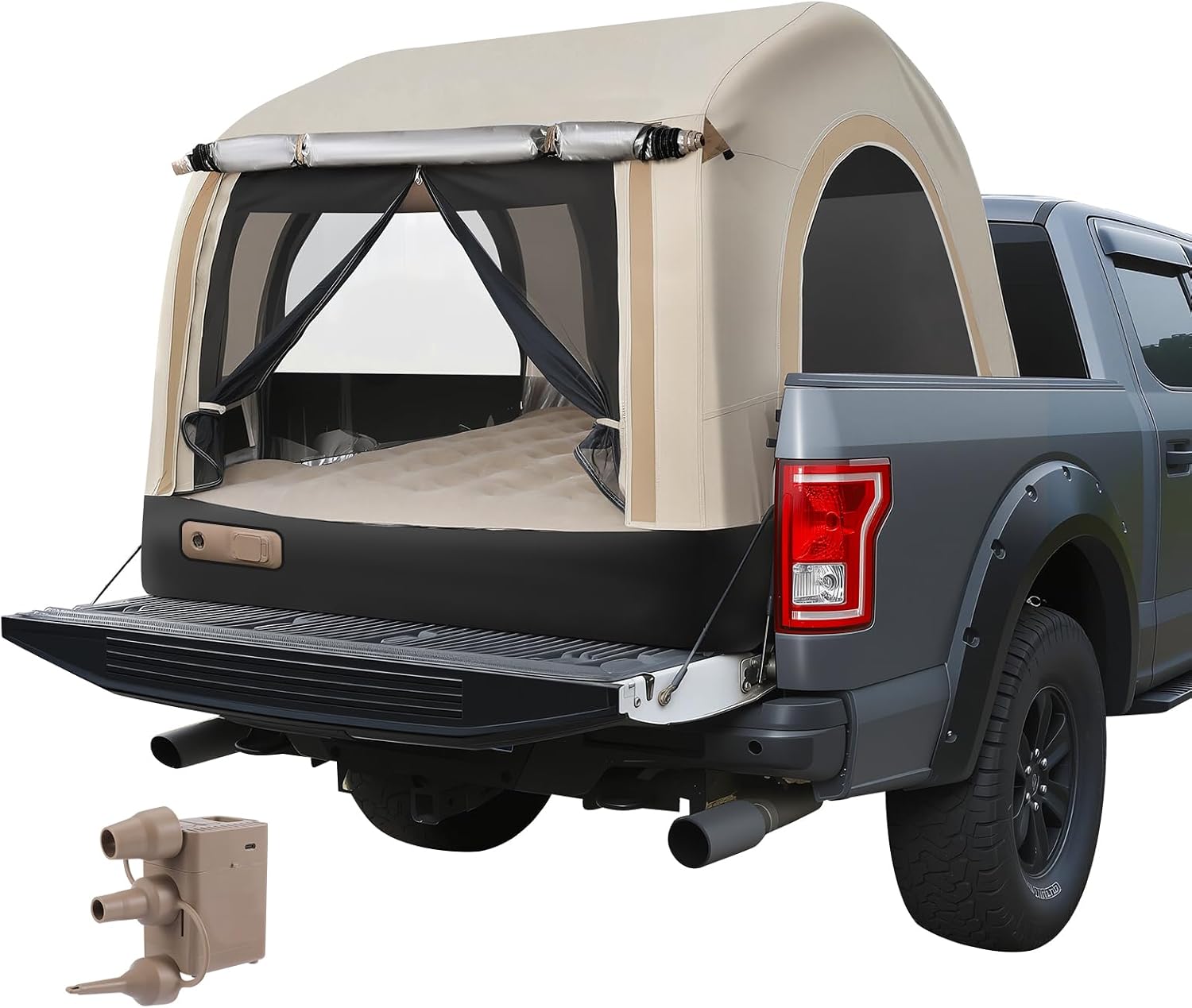 OPP ULITE Truck Tent Bed Built in Auto Inflatable Pump 4.92FT